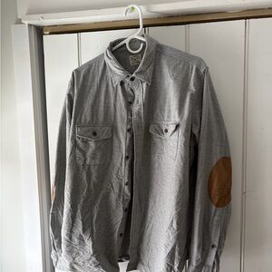 J. Crew Gray Cotton Workshirt